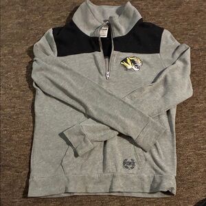 Missouri tigers PINK quarter zip pull over